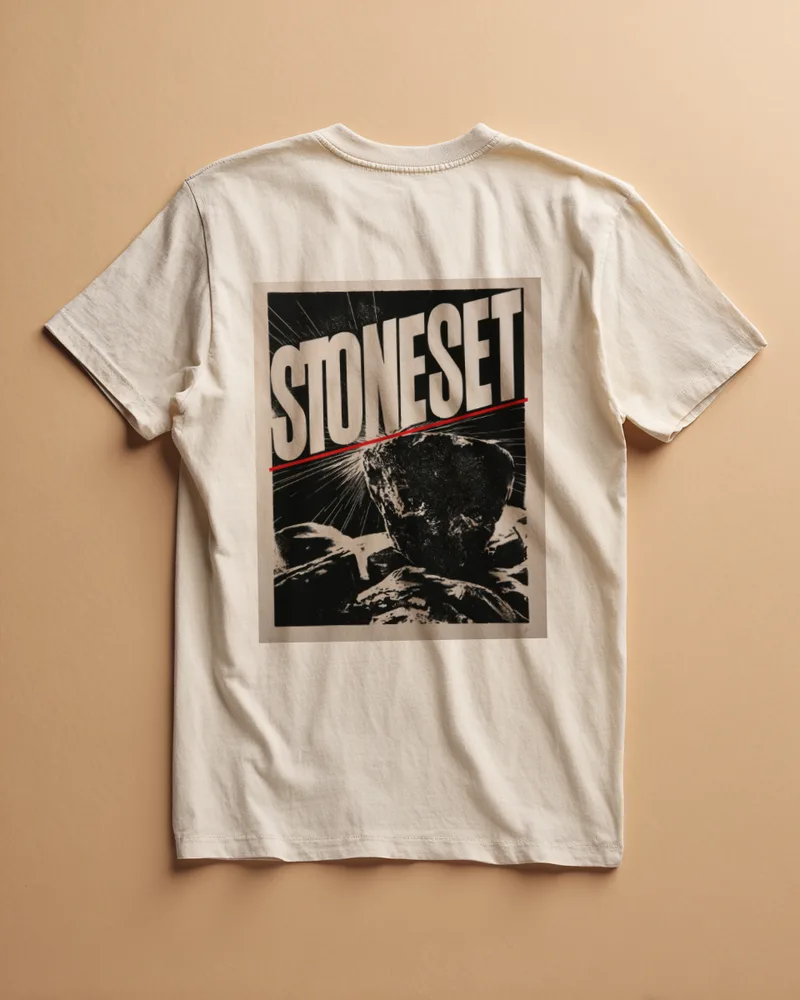 PST-01 · Slash Tee — Bone